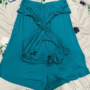 FREE PEOPLE NWT SIZE SMALL redondo multi way romper in teal color